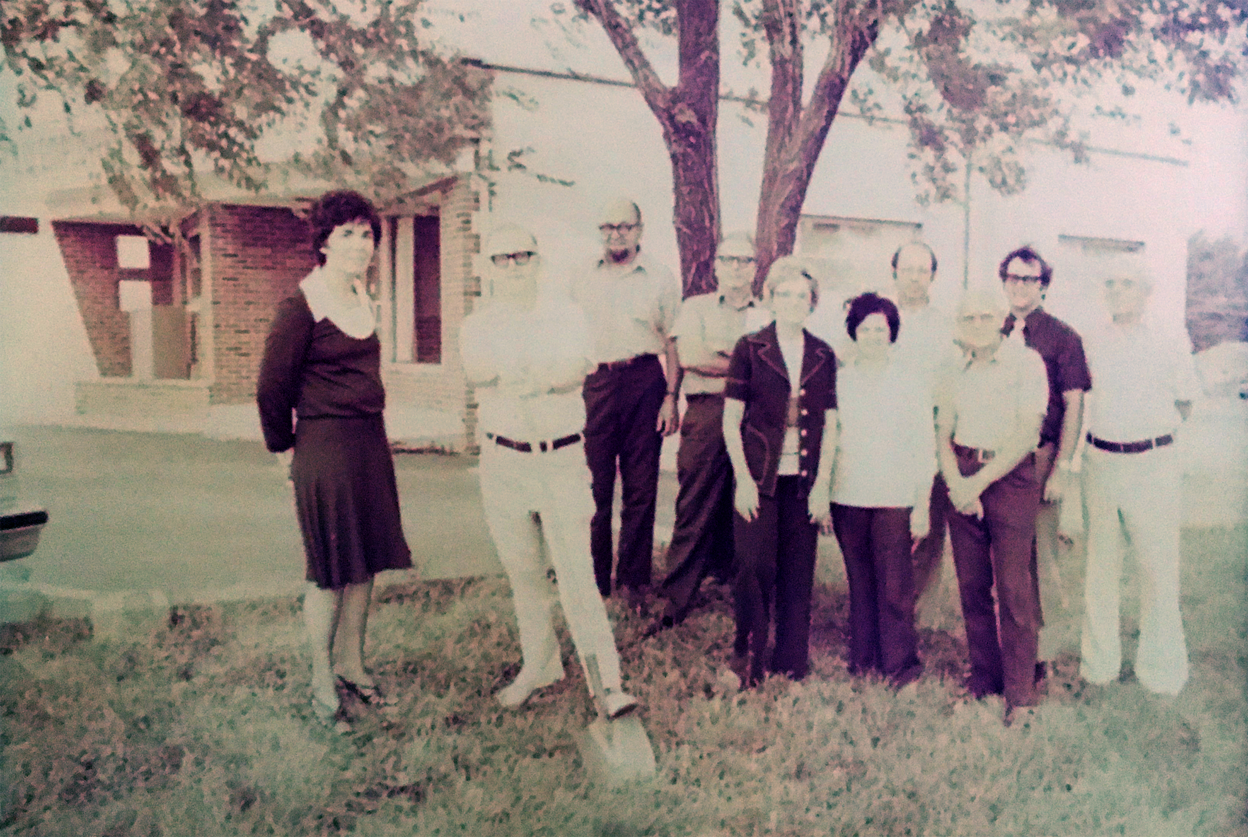 Image: Old photo of branch expansion groundbreaking