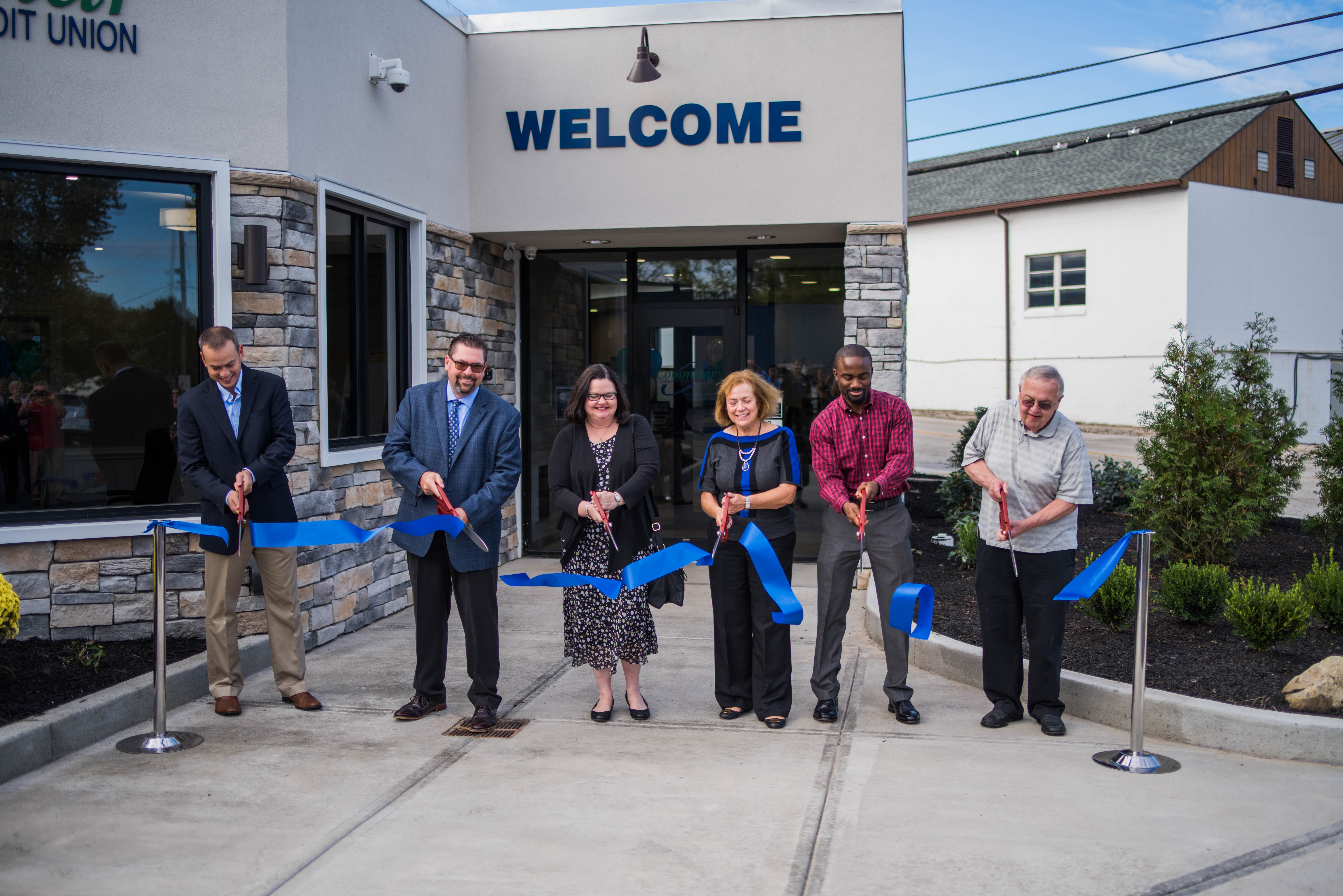 Image: Photo of ribbon cutting ceremony at main office in 2018