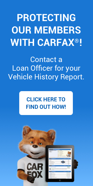 Image: Protecting our members with Carfax! Click banner to learn more.